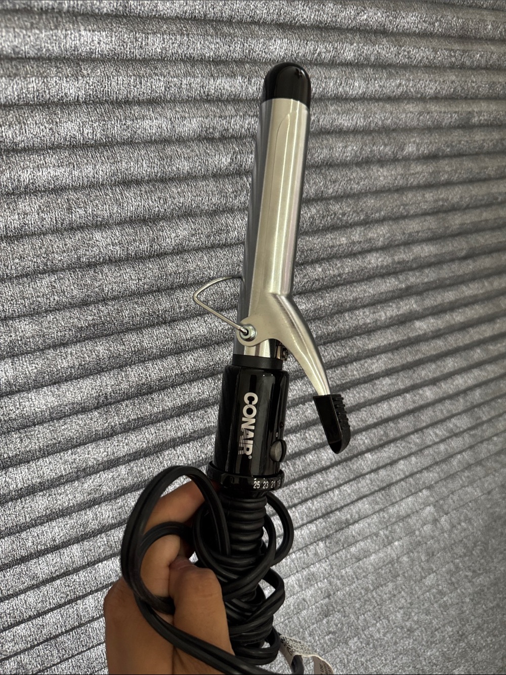 Conair Silver and Black 1" Curling Iron